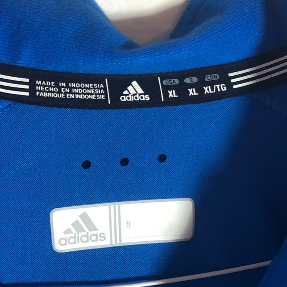 Men's Adidas UCLA Blue XL Poly Jacket EUC Climalit - Picture 2 of 6